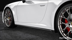 Paktechz Porsche 911 992 Carrera / S Dry Carbon Fiber Side Skirts