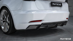 Paktechz Tesla Model 3 Dry Carbon Fiber Rear Diffuser