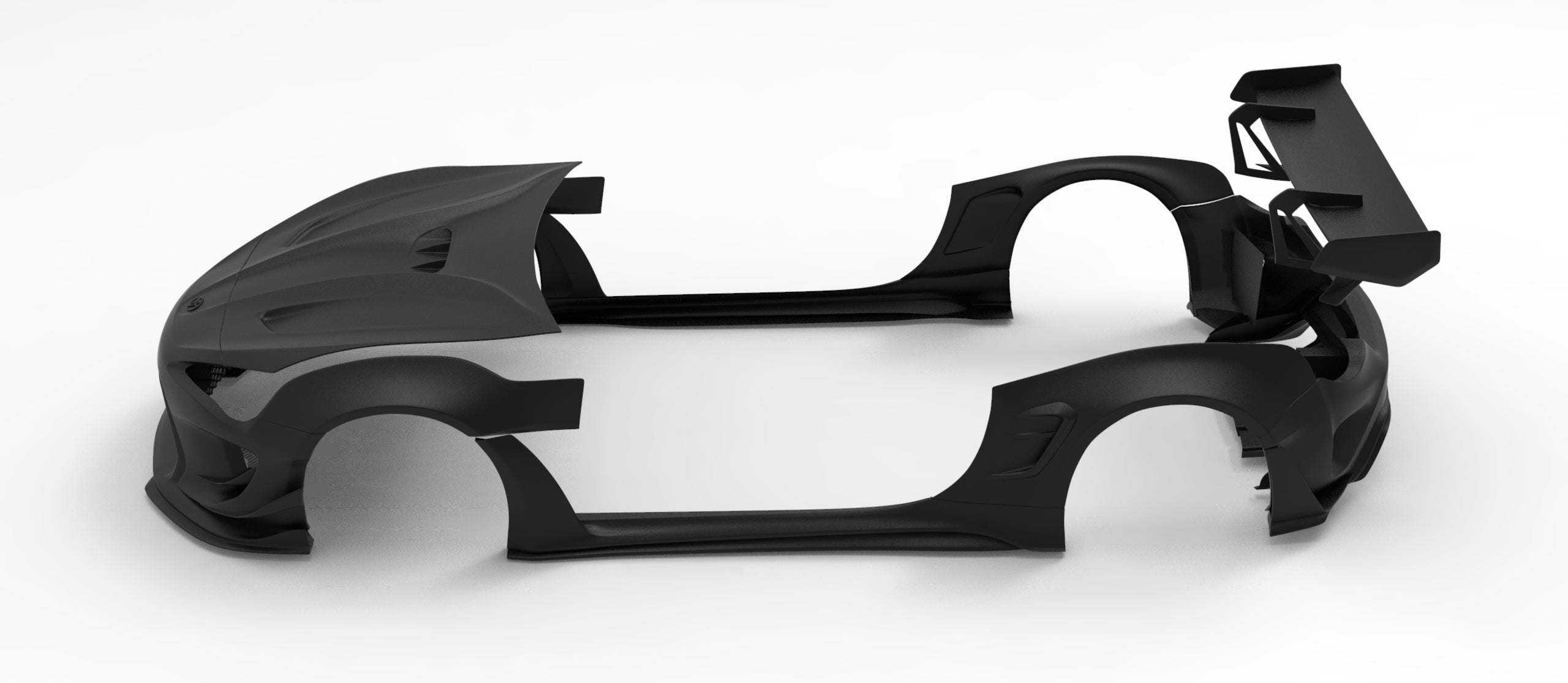 ROBOT CRAFTSMAN Carbon Fiber Widebody Kit For Toyota 86 Subaru BRZ Scion FR-S