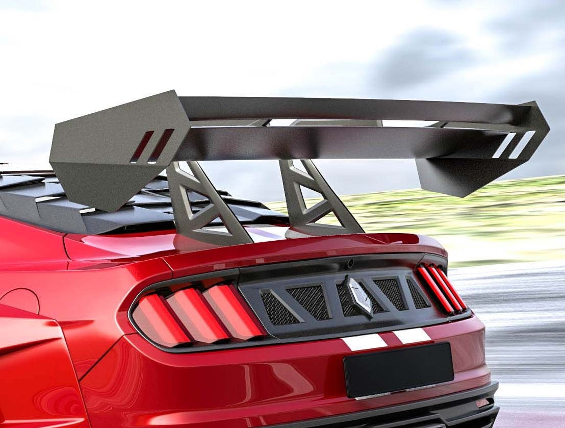 ROBOT CRAFTSMAN "DAWN & DUSK" Rear Bumper and Diffuser For Mustang S550 S550.1 S550.2 2015-2022