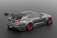 ROBOT CRAFTSMAN " DAWN & DUSK " Widebody Fender Flares Wheel Arches and Side Skirts For Mustang S550 S550.1 S550.2 2015-2022