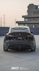 SD Carbon Rear Roof Spoiler For Tesla Model Y / Performance