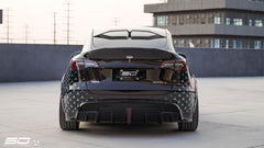 SD Carbon Rear Diffuser For Tesla Model Y / Performance