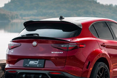 SD Carbon Pre-preg Carbon Fiber Rear Roof Spoiler For Alfa Romeo Stelvio