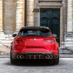 SD Carbon Pre-preg Carbon Fiber Rear Roof Spoiler For Alfa Romeo Stelvio