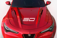 SD Carbon Pre-preg Carbon Fiber Hood Bonnet For Alfa Romeo Stelvio