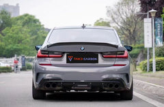 TAKD Carbon Dry Carbon Fiber Rear Diffuser Ver.1 for BMW 3 Series G20 2019-2022