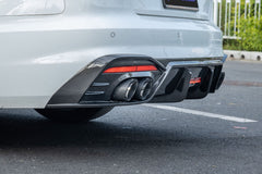 TAKD Carbon Dry Carbon Fiber Rear Diffuser Ver.1 For Audi S4 & A4 S-Line B9.5 2020-ON
