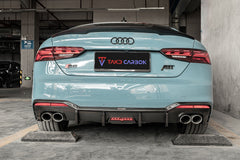 TAKD Carbon Dry Carbon Fiber Rear Diffuser Ver.1 For Audi S5 & A5 S-Line B9.5 2020-ON