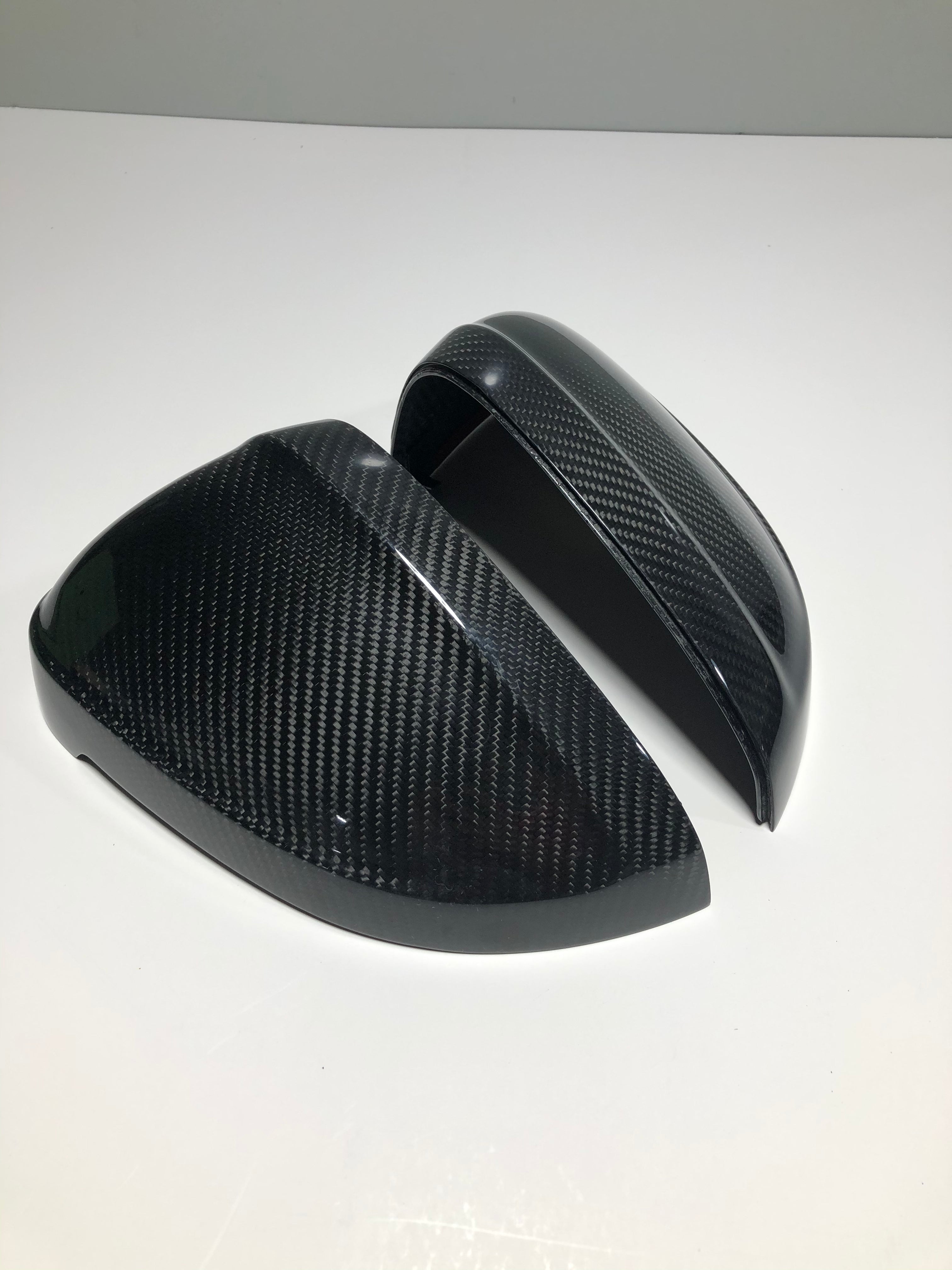 TAKD Carbon Dry Carbon Fiber Mirror Caps Replacement For Audi RS5 S5 A5 RS4 S4 A4 B9 B9.5 2017-ON