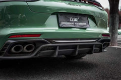 TAKD Carbon Carbon Fiber Rear Diffuser for Porsche Panamera 4 & 4S & Turbo 971 2017-ON