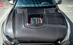 USCC RACING BKSS Style Carbon Fiber Hood Bonnet for Audi A6 S6 RS6 2013-2018 C7 C7.5