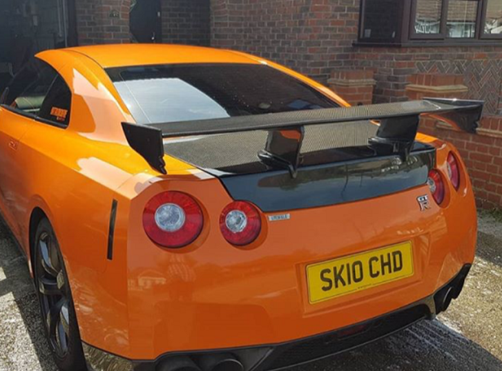 EPR Carbon Fiber Nismo Style Rear Spoiler (Included Lights) for GTR R3 ...