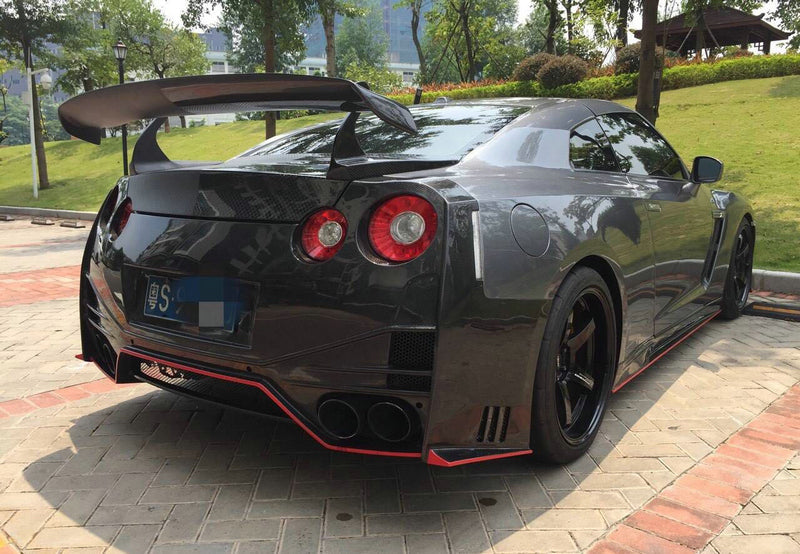 EPR Carbon Fiber Swan Neck Style GT Spoiler for GTR R35 08-ON – Carbon ...