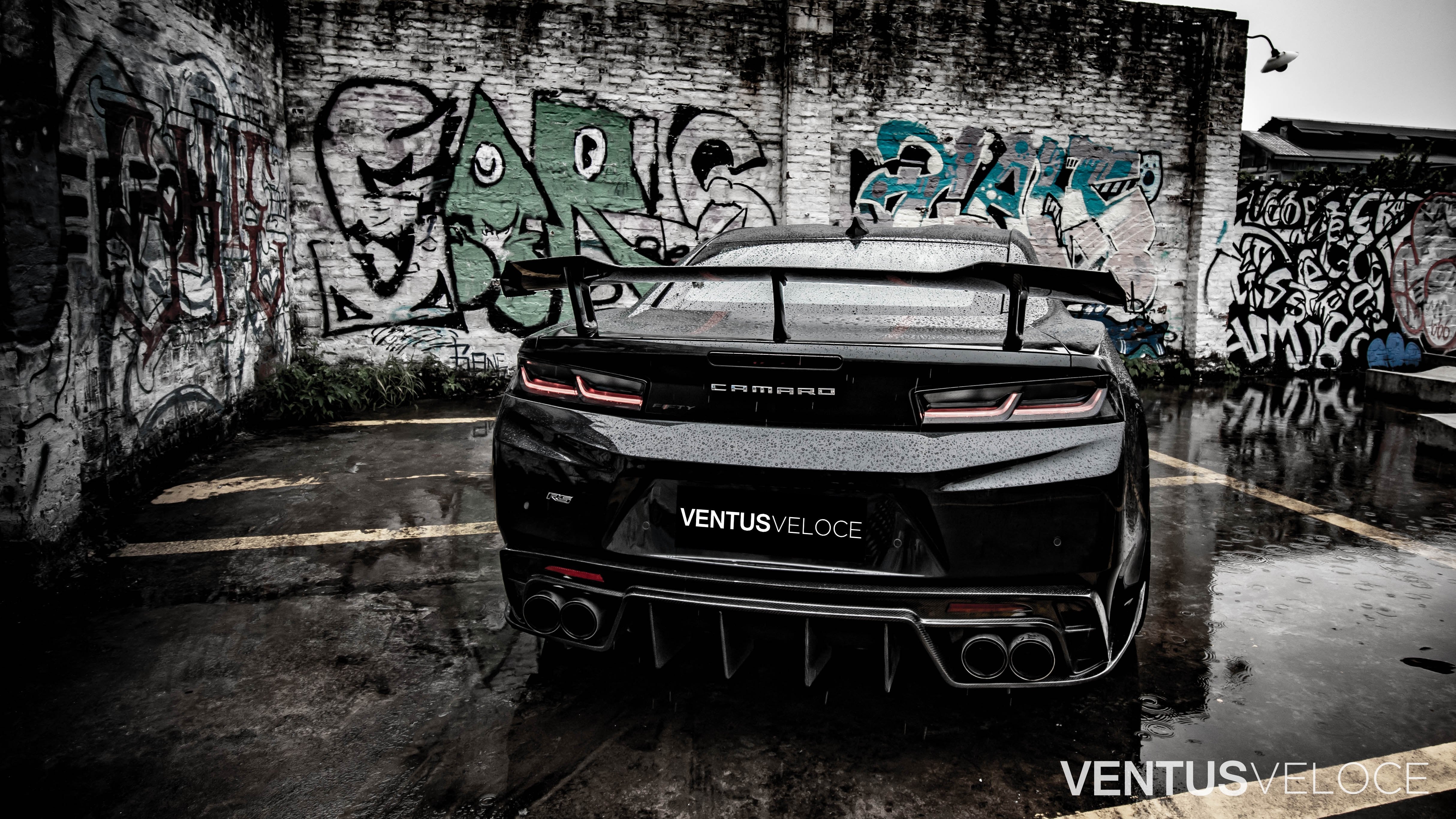 Ventus Veloce Carbon Fiber 2016-2021 Chevrolet Camaro Rear Diffuser