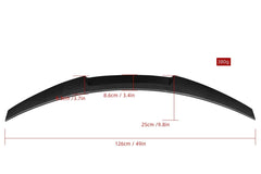 Aero Republic Pre-preg Carbon Fiber Rear Spoiler M4-style for BMW 5 series F10 - Performance SpeedShop