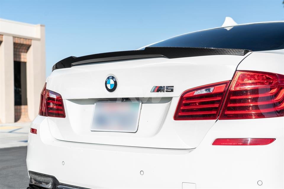 Aero Republic Pre-preg Carbon Fiber Rear Spoiler M4-style for BMW 5 series F10 - Performance SpeedShop