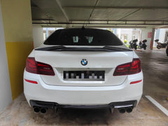 Aero Republic Pre-preg Carbon Fiber Rear Spoiler M4-style for BMW 5 series F10 - Performance SpeedShop