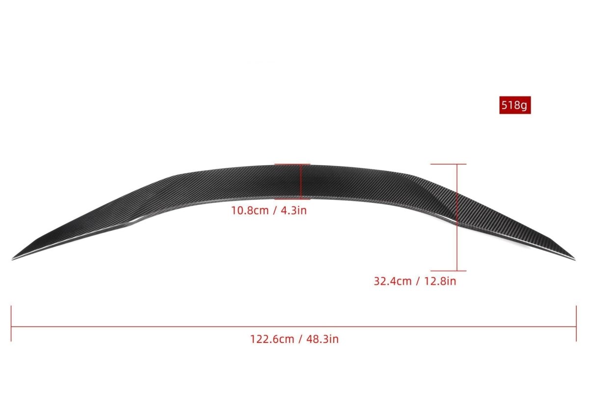 Aero Republic Pre-preg Carbon Fiber Rear Spoiler TRD style for BMW Z series Z4/G29 - Performance SpeedShop