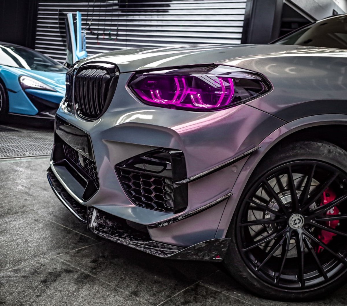 Armorextend AE Design Carbon Fiber Front Canards for BMW X3M/C X4M/C F97 F98 2019-2021 - Performance SpeedShop