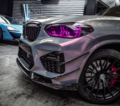 Armorextend AE Design Carbon Fiber Front Canards for BMW X3M/C X4M/C F97 F98 2019-2021 - Performance SpeedShop