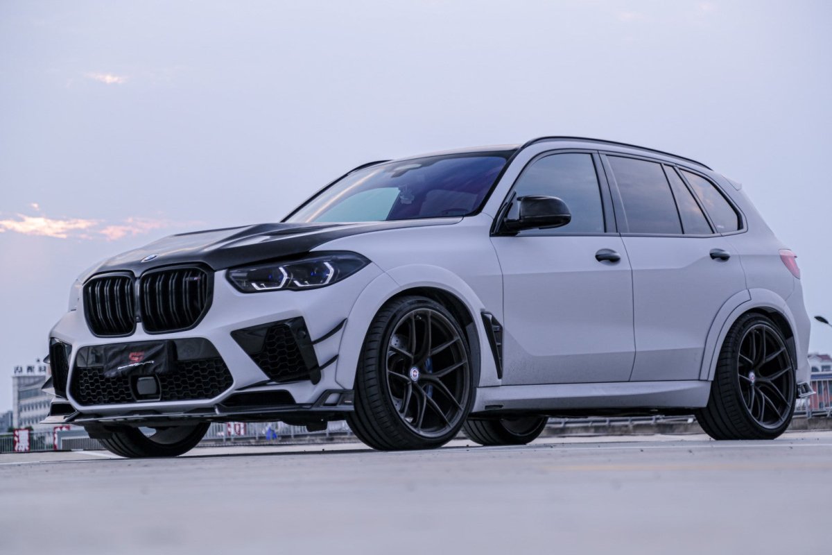 Armorextend AE Design Carbon Fiber Front Canards for BMW X5M X5MC F95 - Performance SpeedShop