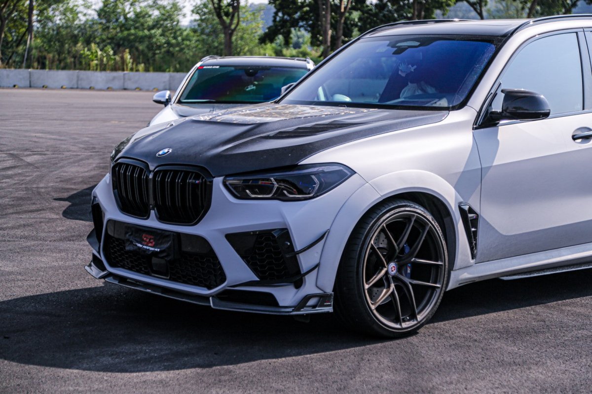 Armorextend AE Design Carbon Fiber Front Canards for BMW X5M X5MC F95 - Performance SpeedShop