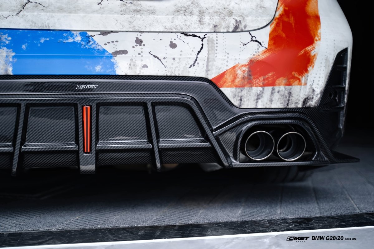 CMST Tuning Carbon Fiber Rear Diffuser for BMW 3 Series G20 330i M340i ...