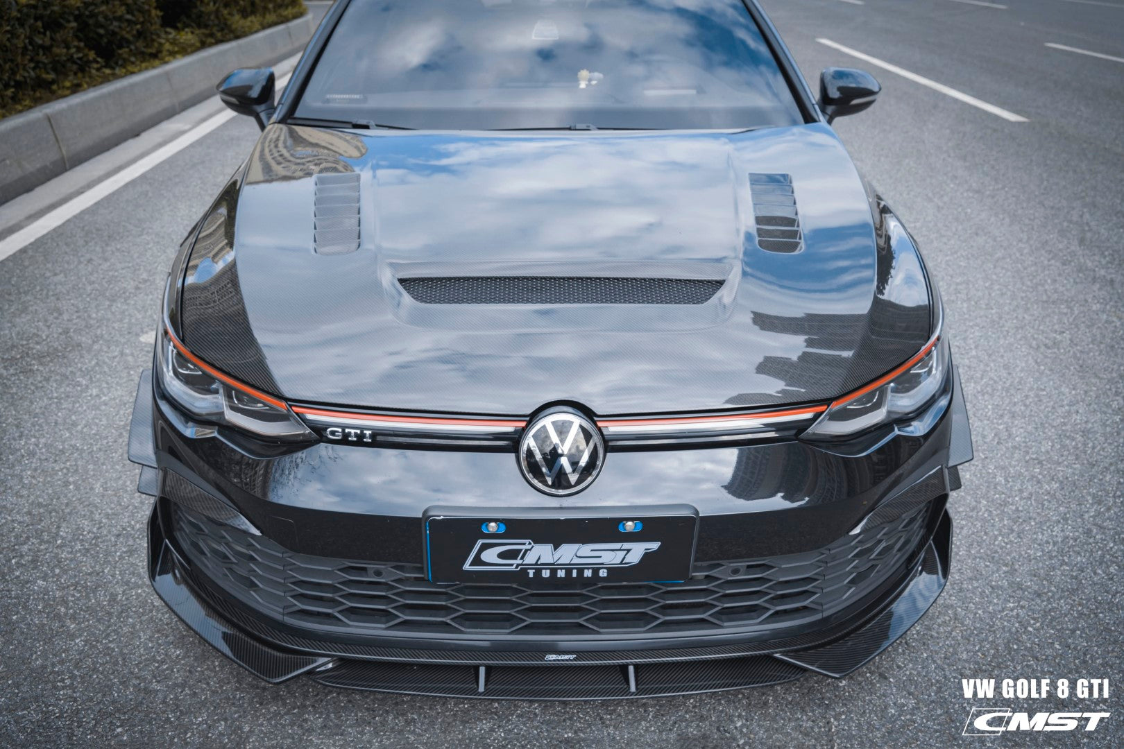 CMST Tuning Carbon Fiber Hood Bonnet Ver.1 for Volkswagen Golf