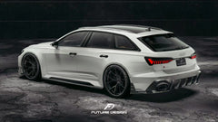 Future Design Blaze Carbon Fiber SIDE SKIRTS for Audi RS6 C8 2020-2022