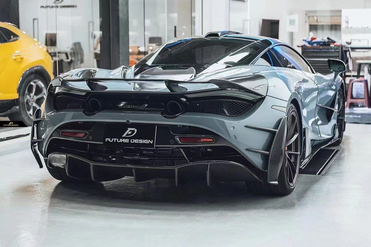 Future Design Carbon McLaren 720S Carbon Fiber Rear Diffuser