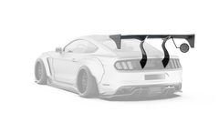 ROBOT CRAFTSMAN  "STORM" GT Wing For Ford Mustang S550.1 S550.2 GT EcoBoost V6 Carbon Fiber or FRP