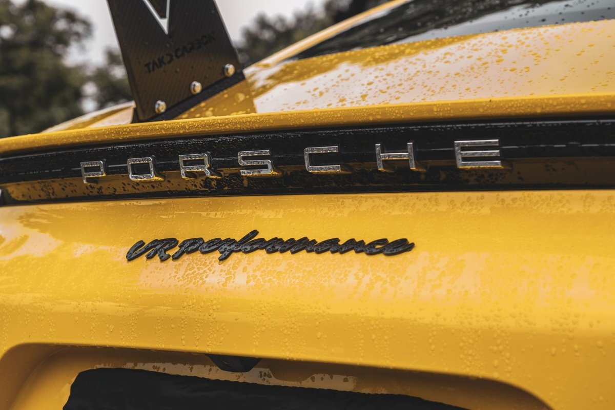 TAKD Carbon Dry Carbon Fiber Rear Spoiler for Porsche 718 Boxster / Cayman - Performance SpeedShop