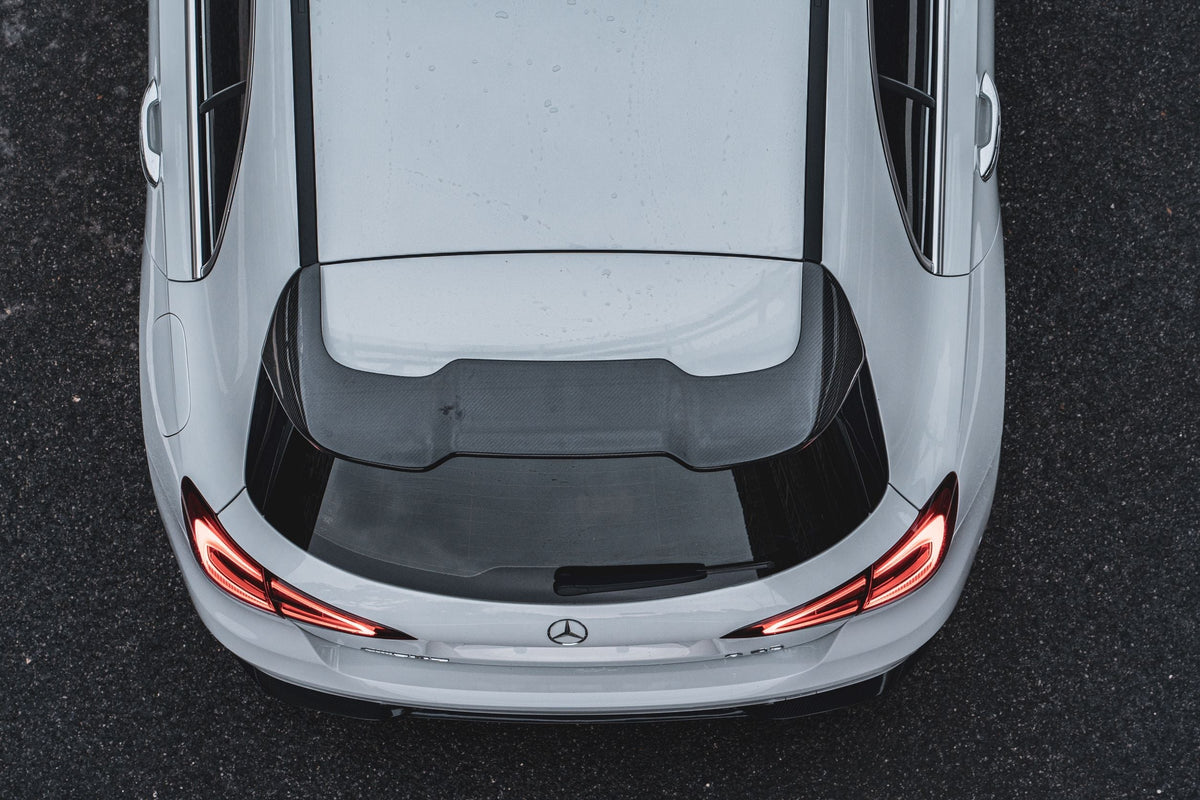 TAKD Carbon Fiber Roof Spoiler for Mercedes Benz A45 A35 A220 Hatchback W177 2019-ON
